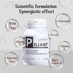 Biogency Piliant Hair Care Natural Supplement - NAD+ Vitamin Folic