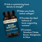 Dr. Mercola Bone Support with Strontium & Boron - 60 Capsules - image 4