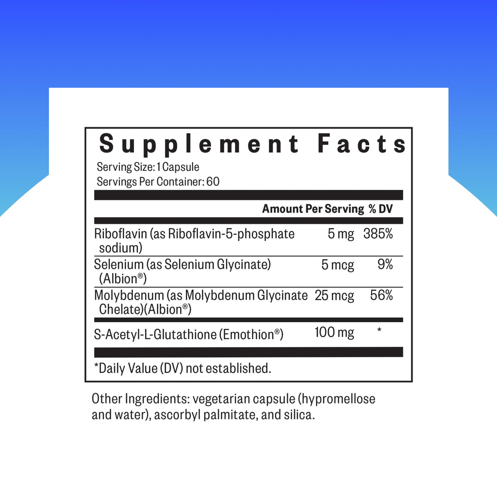 Seeking Health Glutathione Plus 100 mg - 60 Vegetarian Capsules - image 2