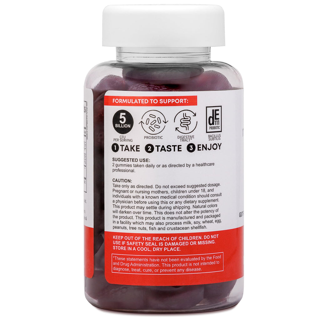 Biopharma Scientific NanoProbiotic Digestive Gummies Strawberry - 60 Count - image 3
