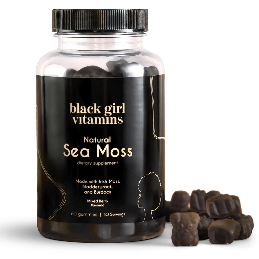 Black Girl Vitamins Irish Sea Moss Gummies - 30 Day Supply
