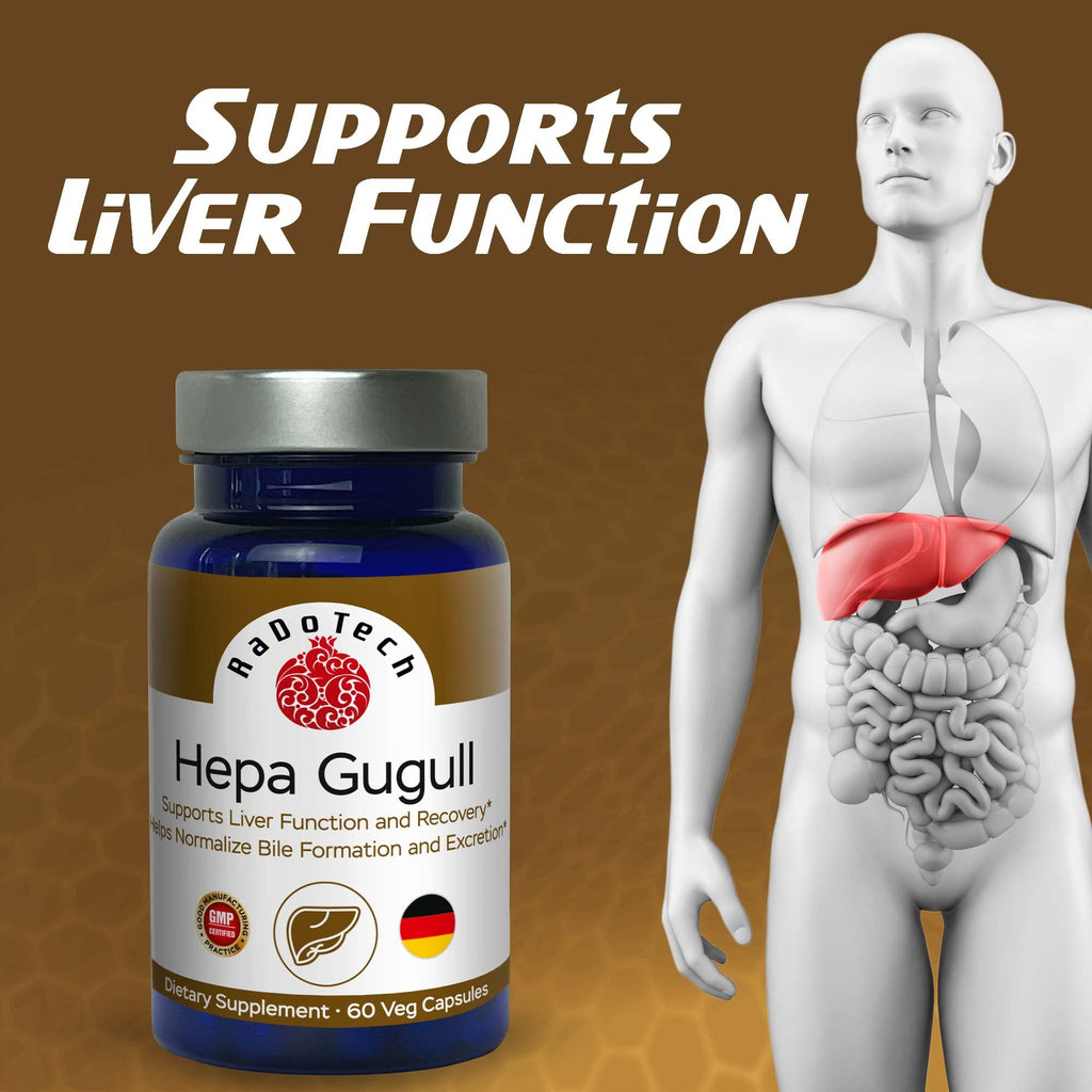 RaDoTech Hepa Gugull Liver Support Supplement - 60 Capsules - image 6