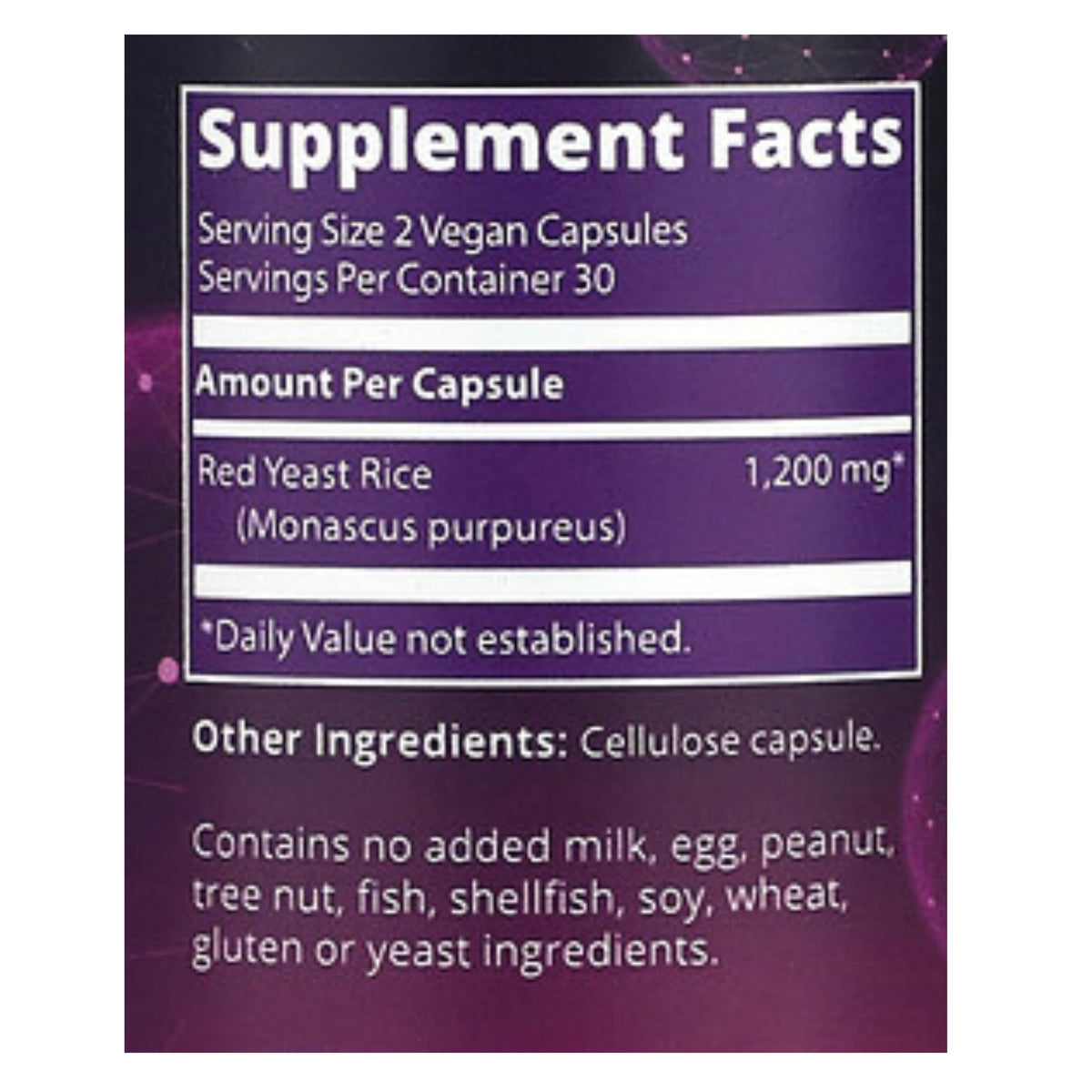 MRM Nutrition Red Yeast Rice Capsules - 60 Count - image 3