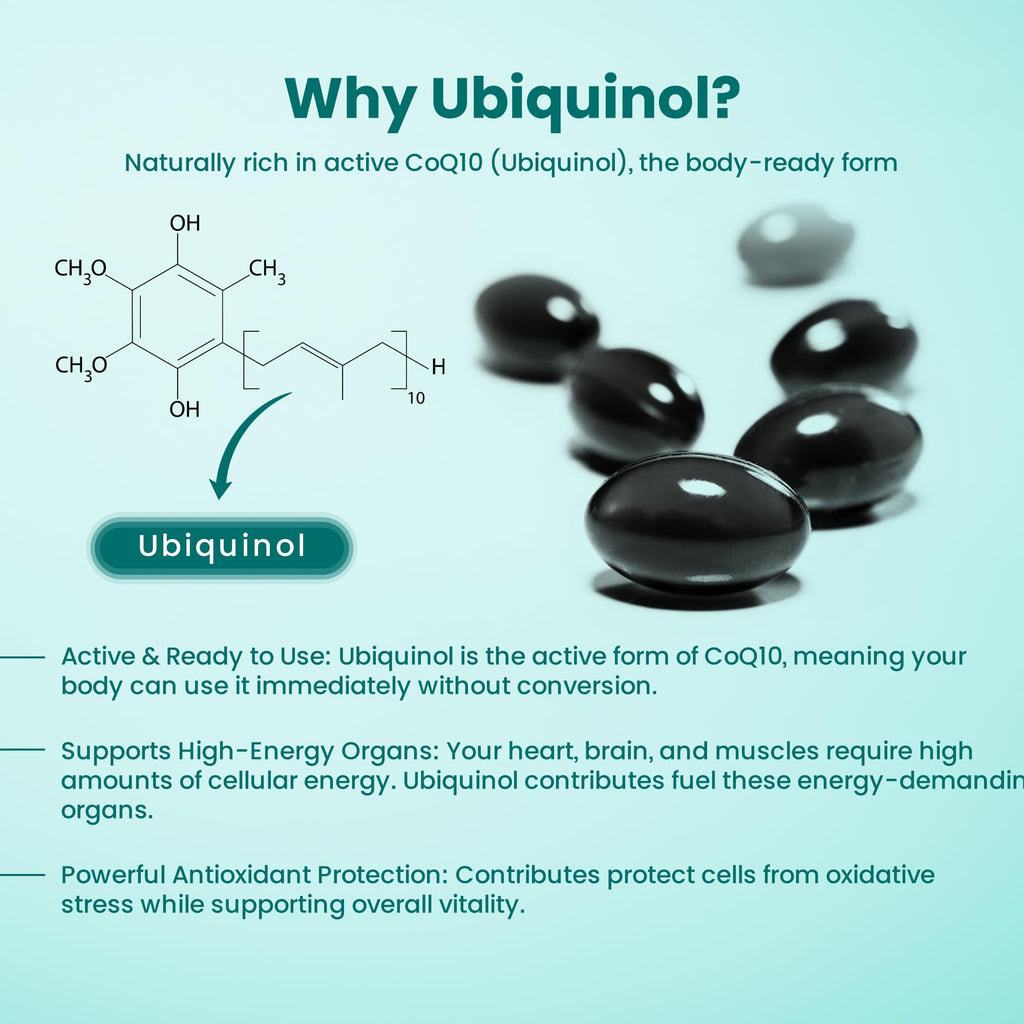 Ved Ubiquinol 300mg CoQ10 - 90 Softgels - image 8