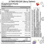 Bariatric Eating J2 Two Per Day Multivitamin Chewable Tablets - 60 Count - image 2