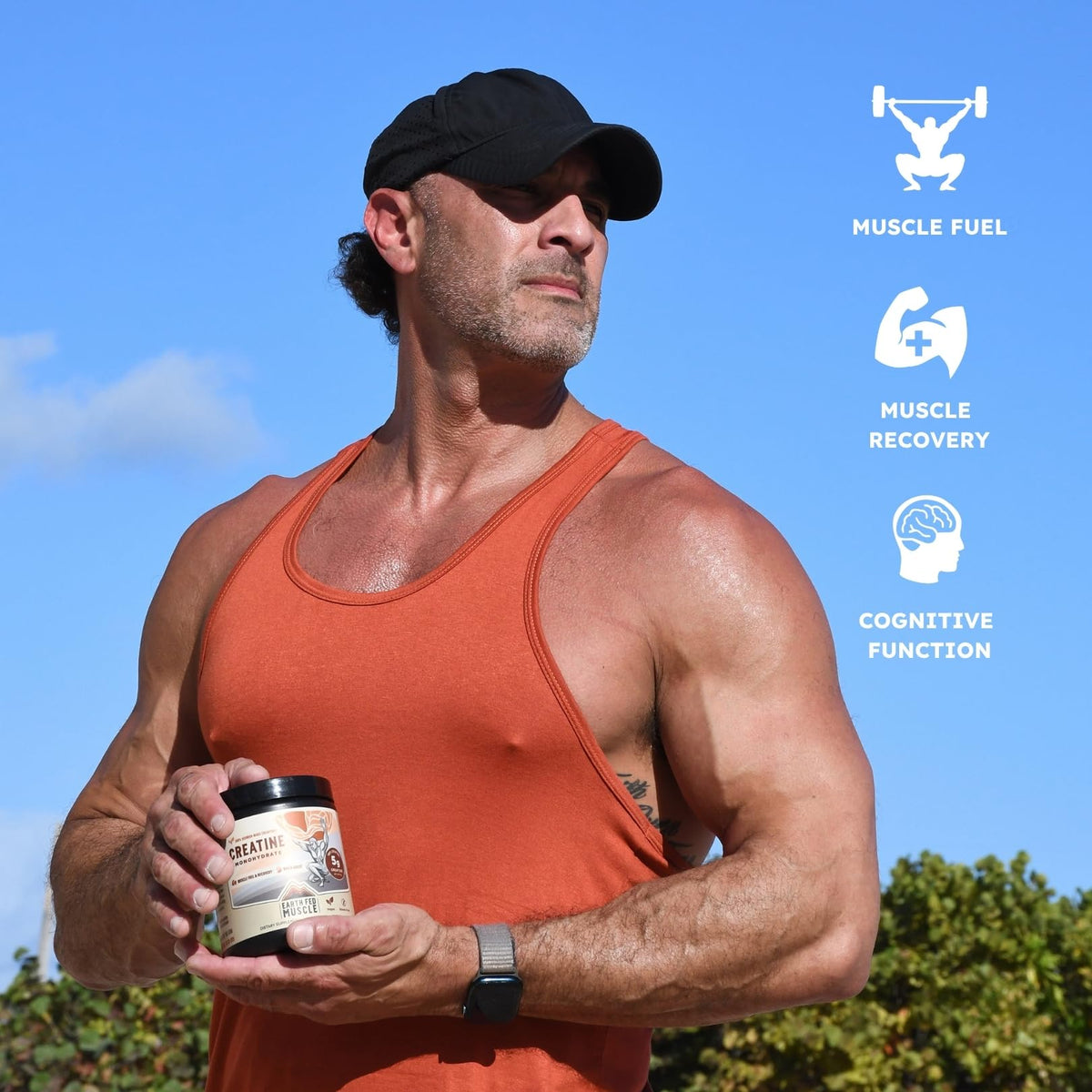 Earth Fed Muscle Creatine Monohydrate Powder - 300g - image 3