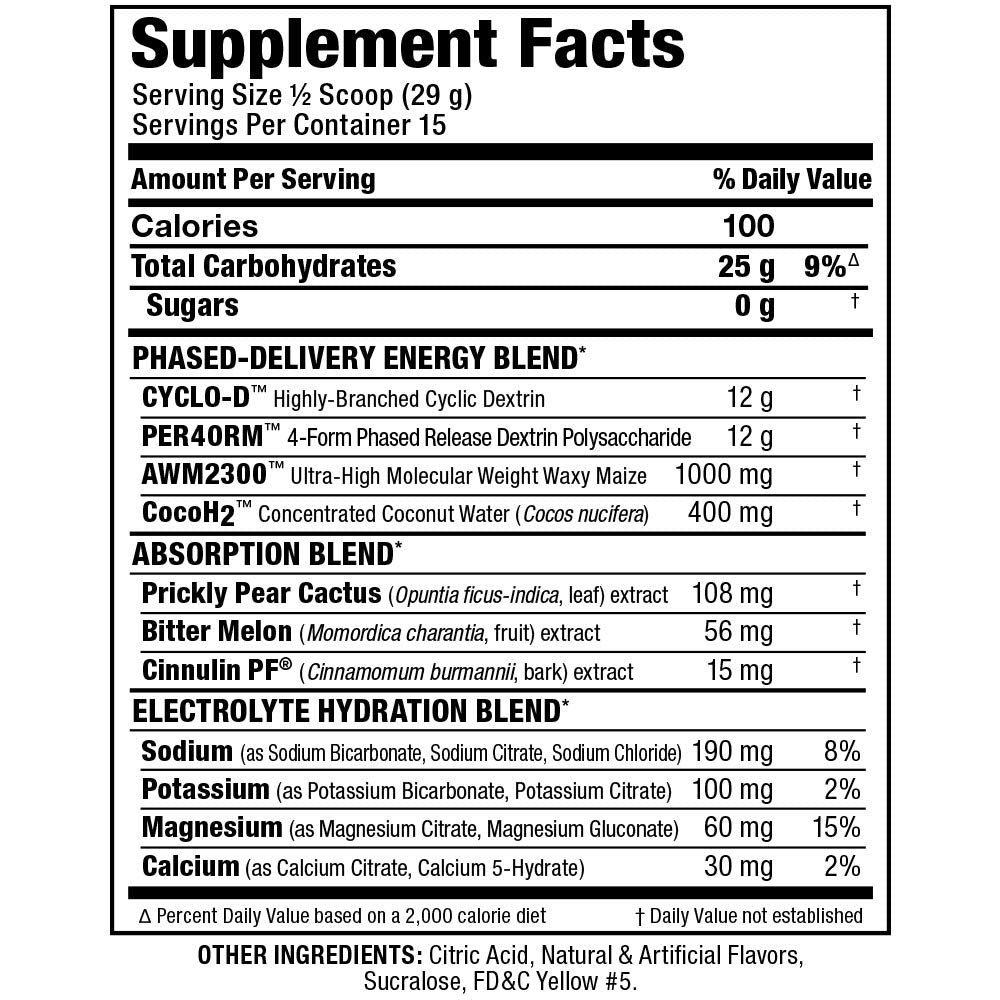 ALLMAX CARBION+, 725 g - High-Performance Training Fuel - Boosts