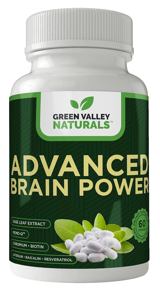 Green Valley Naturals Advanced Brain Power - 60 Capsules