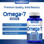 NasaBeahava Pure Omega 7 Fatty Acids Sea Buckthorn Oil - 200 Capsules - image 4