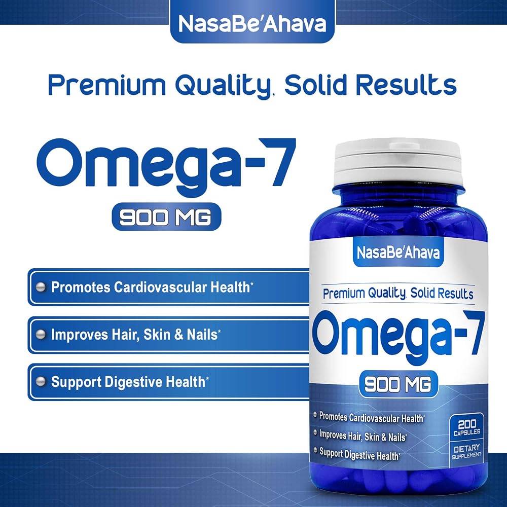 NasaBeahava Pure Omega 7 Fatty Acids Sea Buckthorn Oil - 200 Capsules - image 4