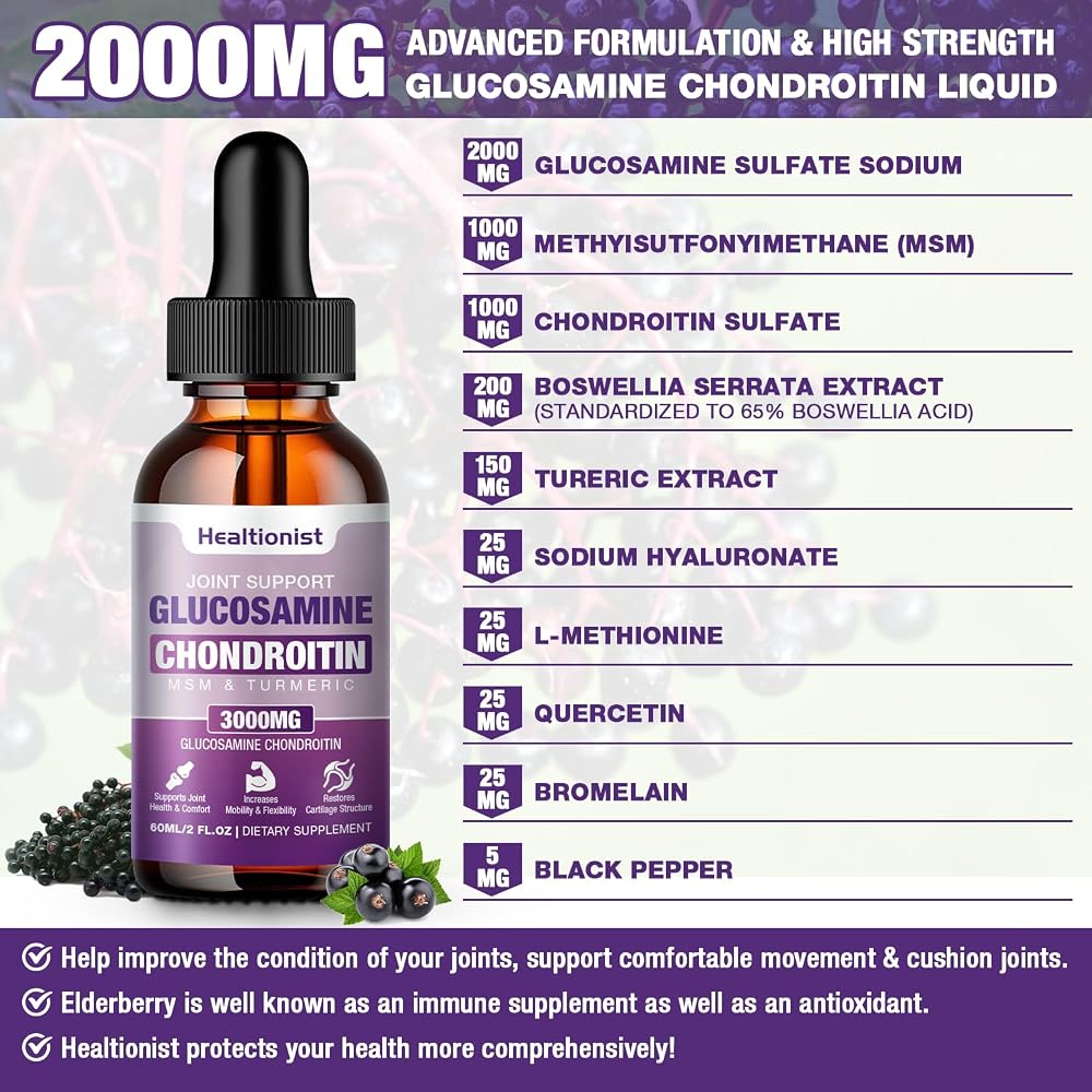 Healtionist Glucosamine Chondroitin MSM Liquid