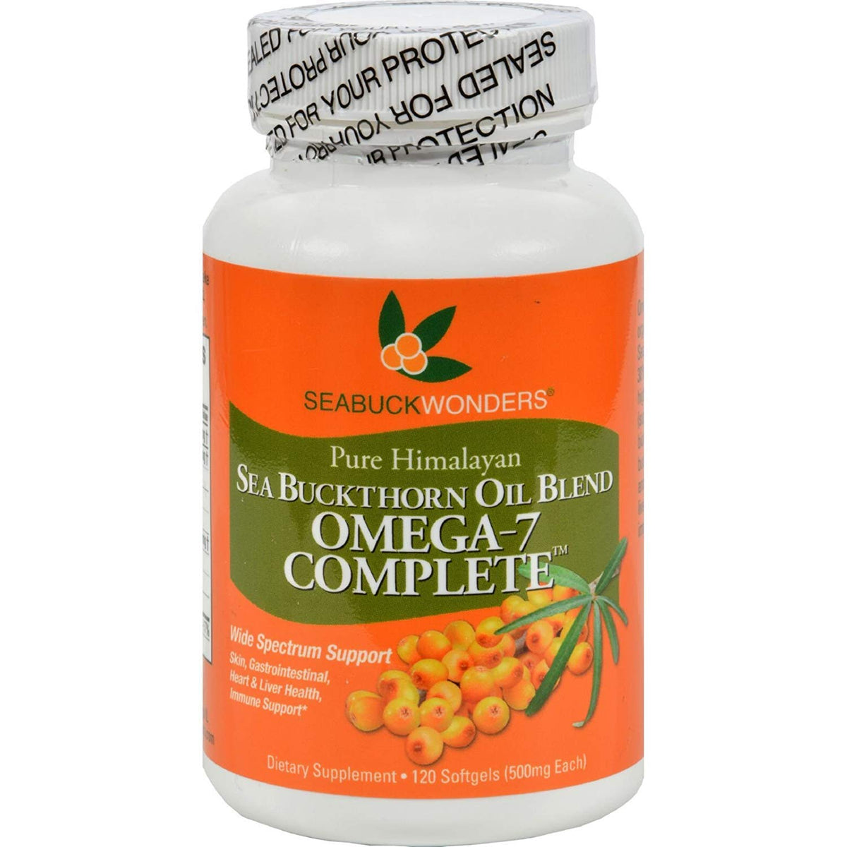 SEABUCKWONDERS Seabuck Wonders Sea Buckthorn Oil Blend Omega 7 - 240 Softgels