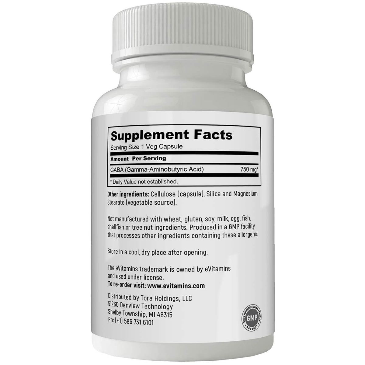 Better Health GABA 750mg - 100 Capsules - image 3