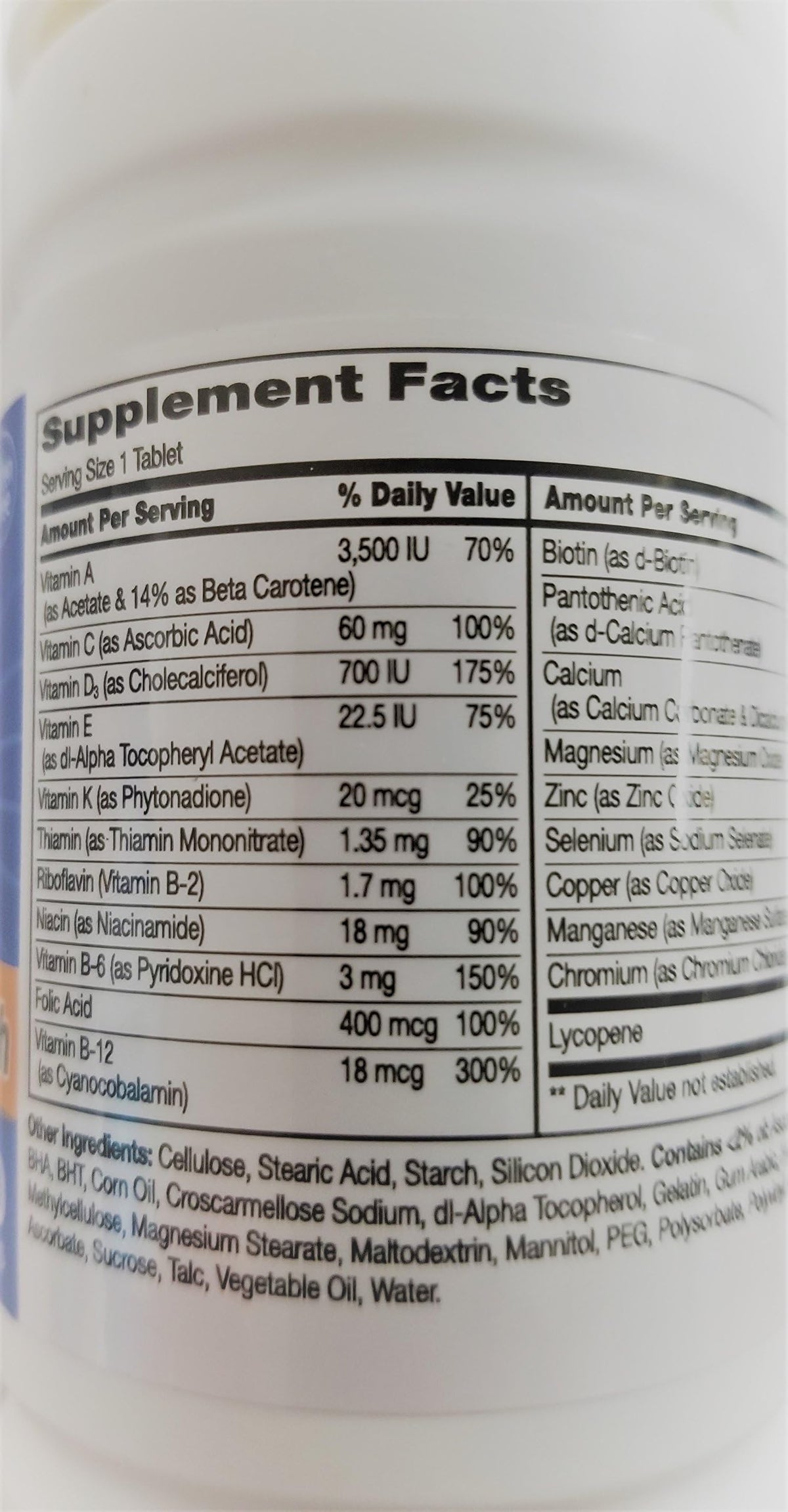 21st Century One Daily Men's Health Multivitamin - 600 Tablets - image 2