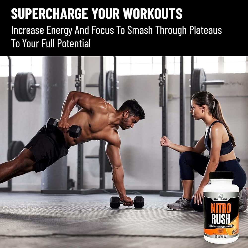 Sandco Nitro Rush Nootropic Brain Supplement - 60 Capsules - image 5