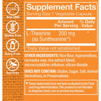 The Vitamin Shoppe L-Theanine 200mg Amino Acid - 60 Capsules - image 3