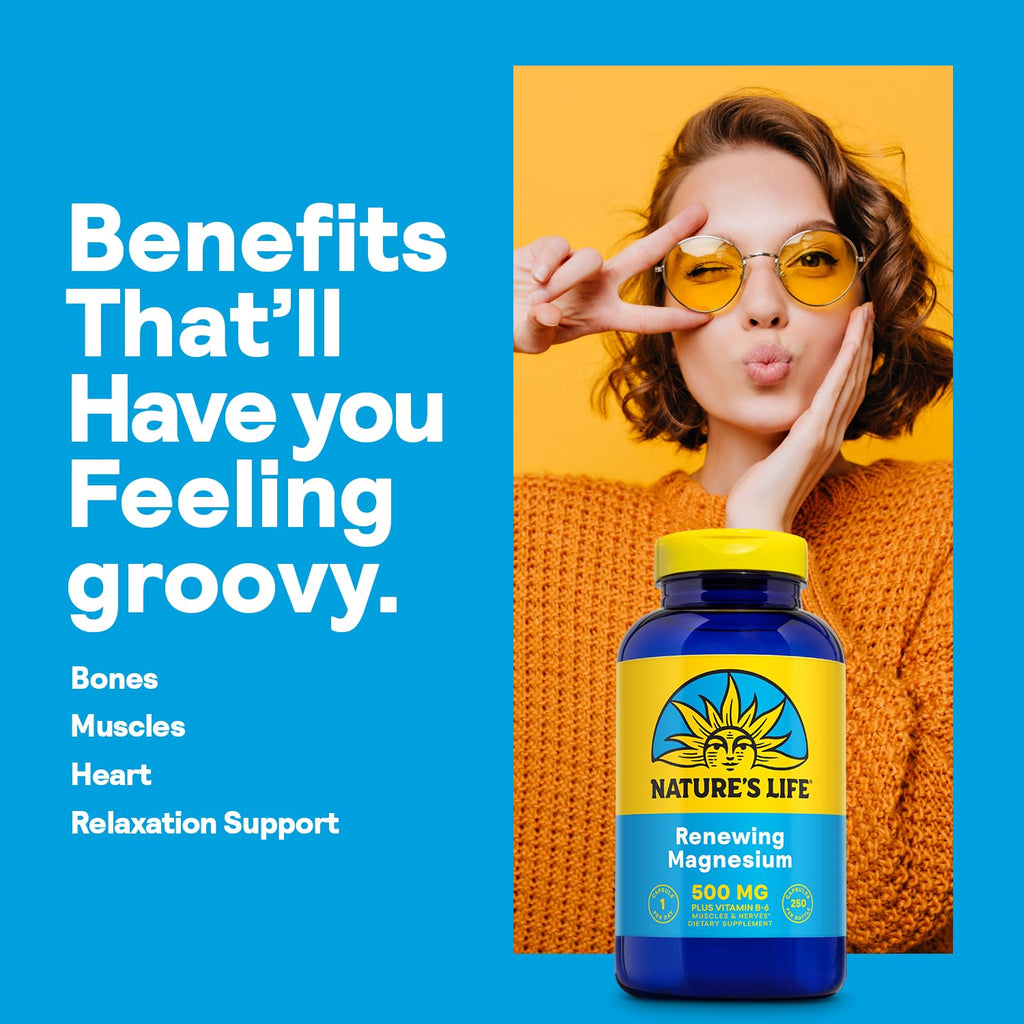 NATURE'S LIFE Renewing Magnesium 500 mg