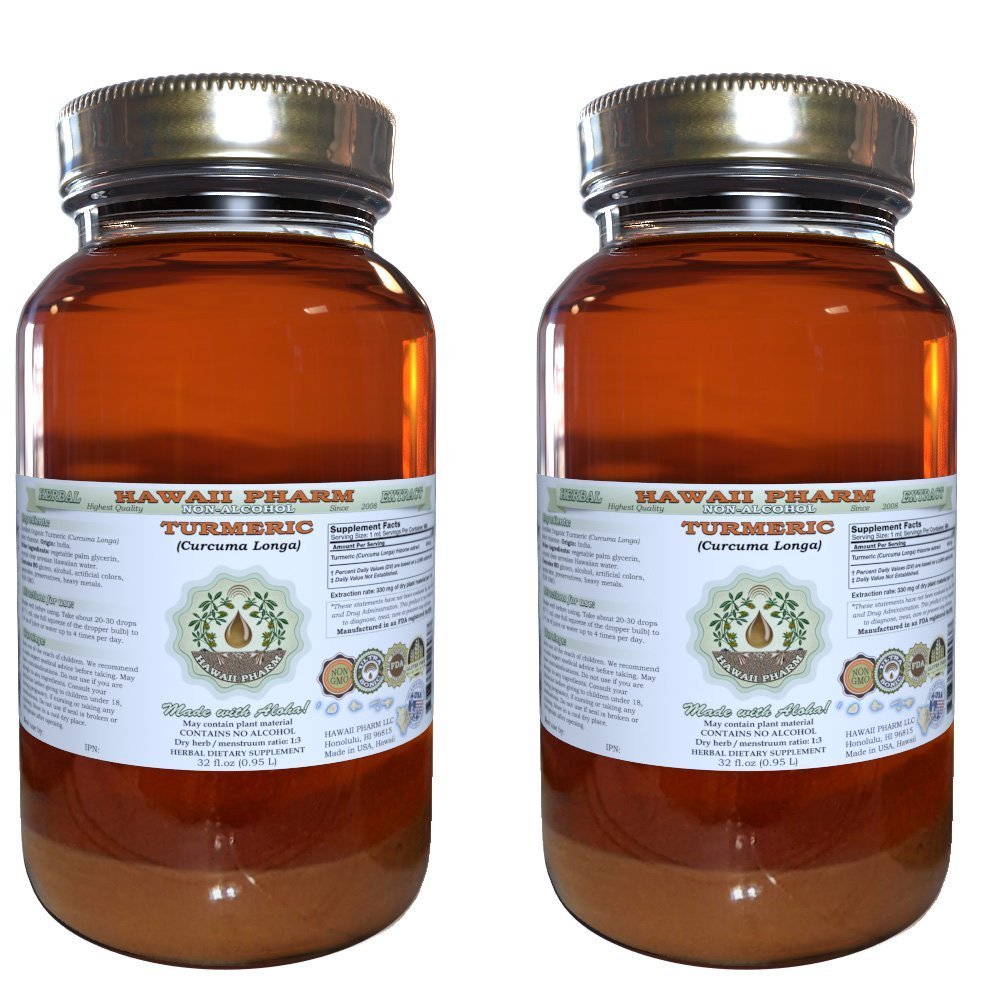 Hawaii Pharm Turmeric (Curcuma Longa) Rhizome Alcohol-Free Extract
