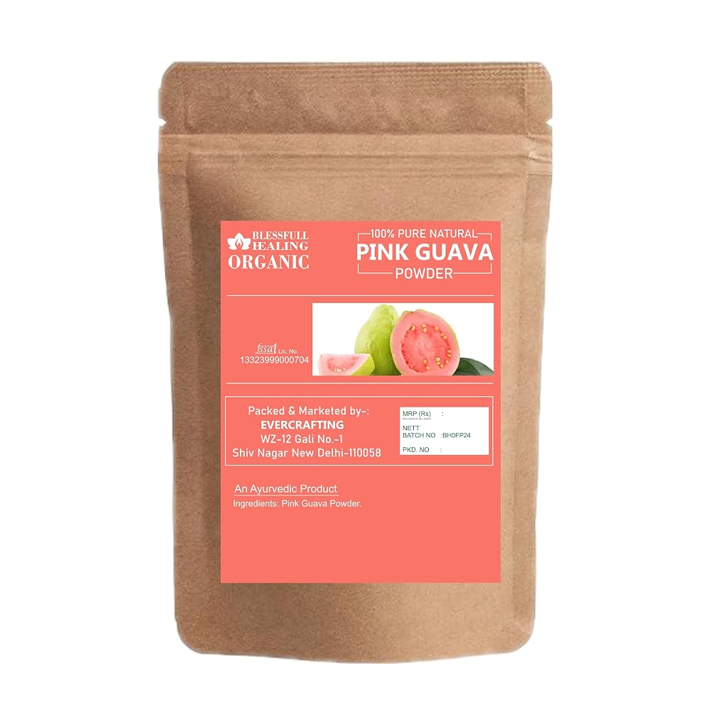 Blessfull Healing Organic Pink Guava Powder 100% Pure Natural 200