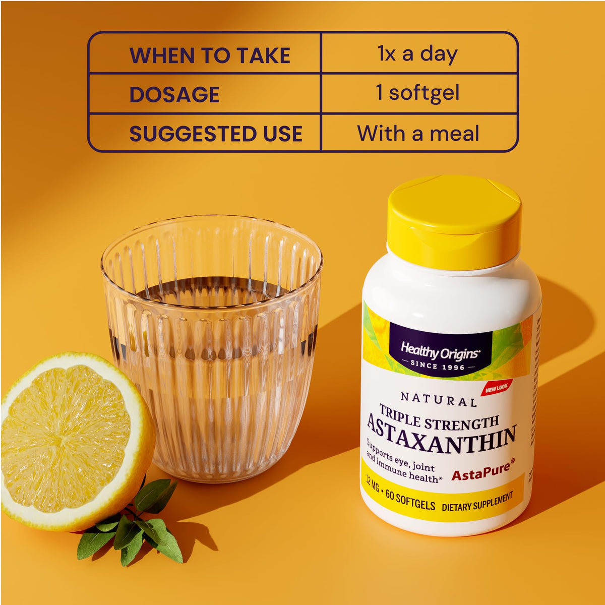 Healthy Origins Astaxanthin AstaPure 12 mg - 60 Softgels - image 4