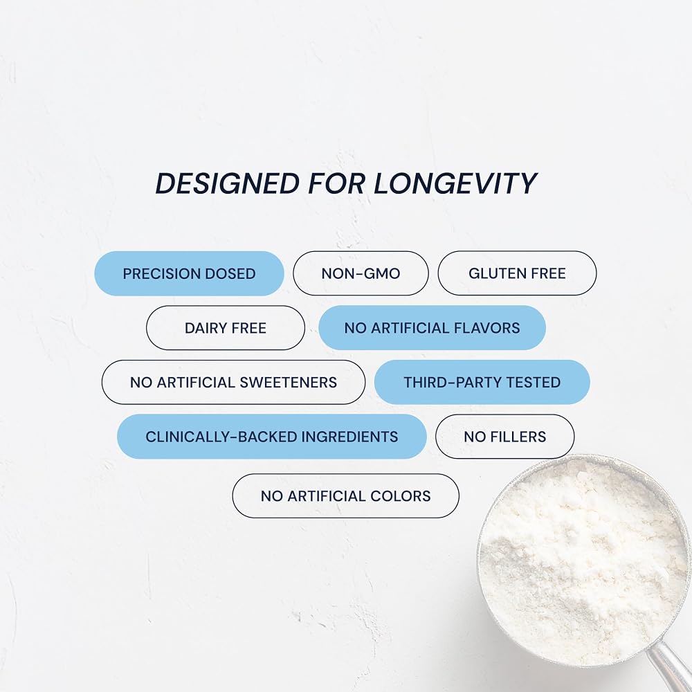 Blueprint Bryan Johnson Hydrolyzed Collagen Peptides Powder - 30 Servings - image 8