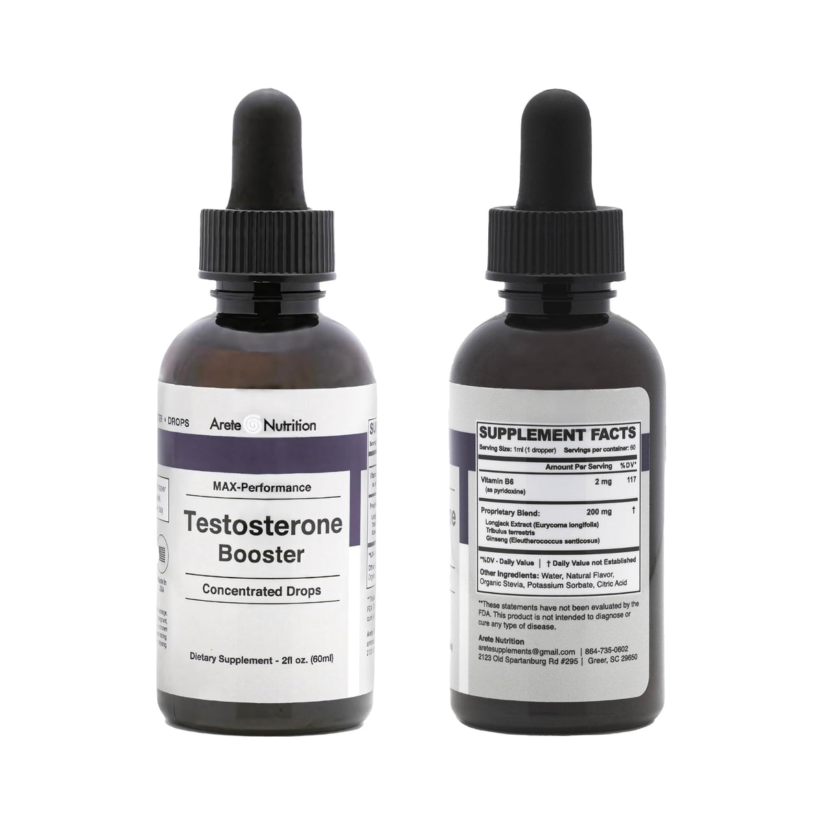 Arete Nutrition Testosterone Booster Liquid - 2 Fl Oz - image 7