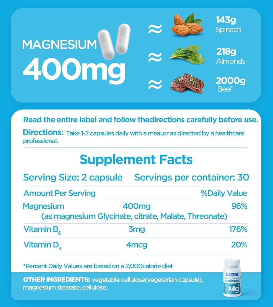 Dralot Nutrition Quadruple Magnesium Supplement