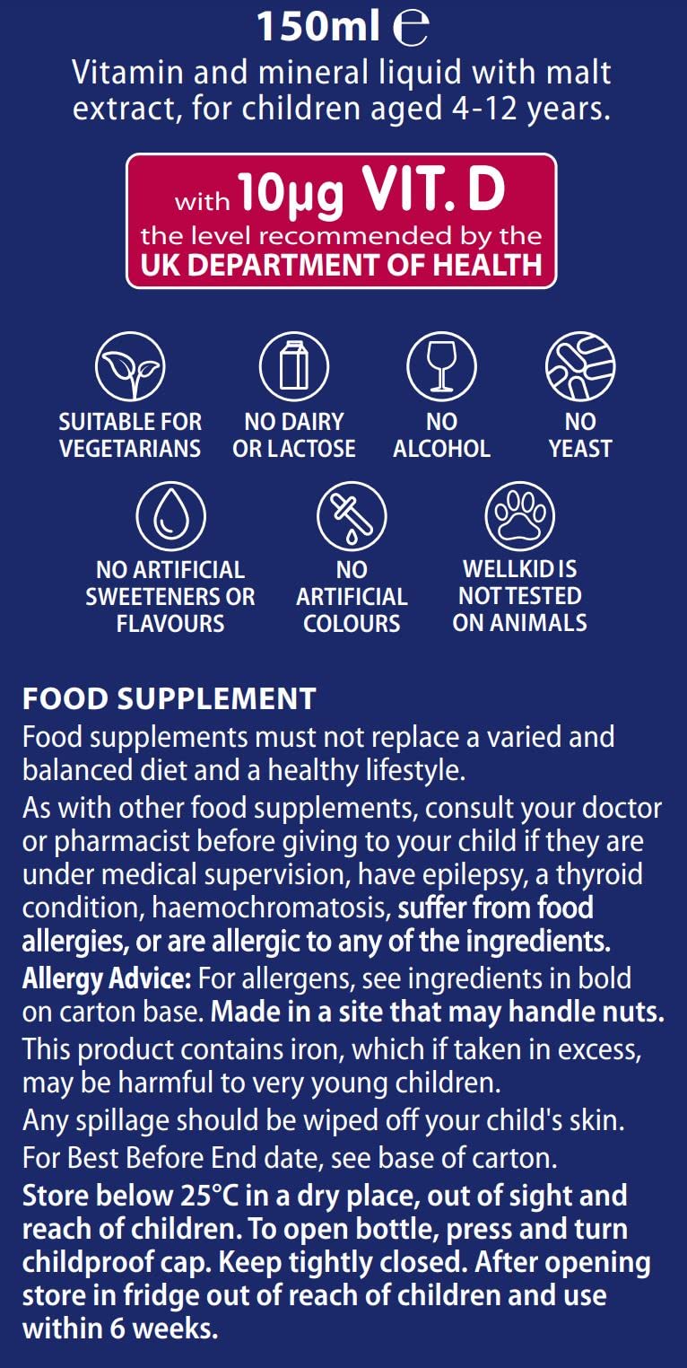 Wellkid Multi-Vitamin Liquid - 150ml - image 3