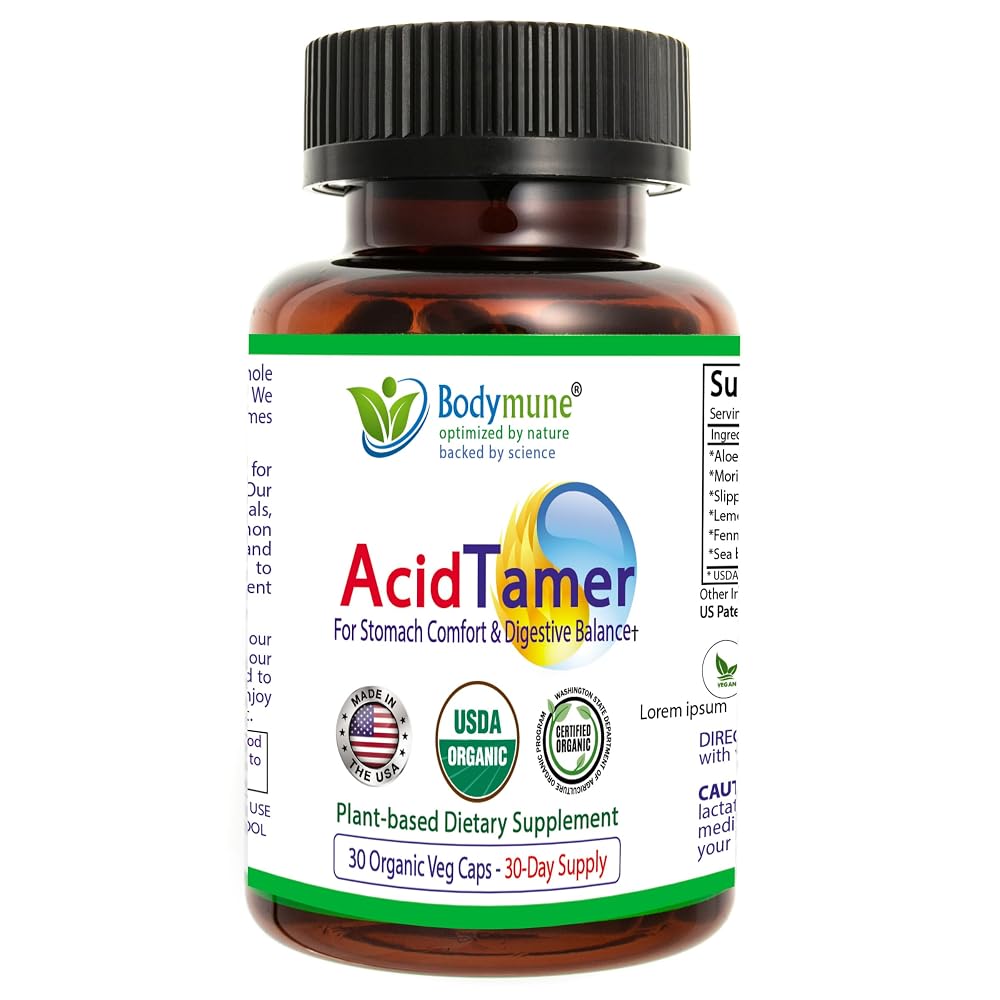 Bodymune AcidTamer Digestive Comfort Supplement - 30 Capsules