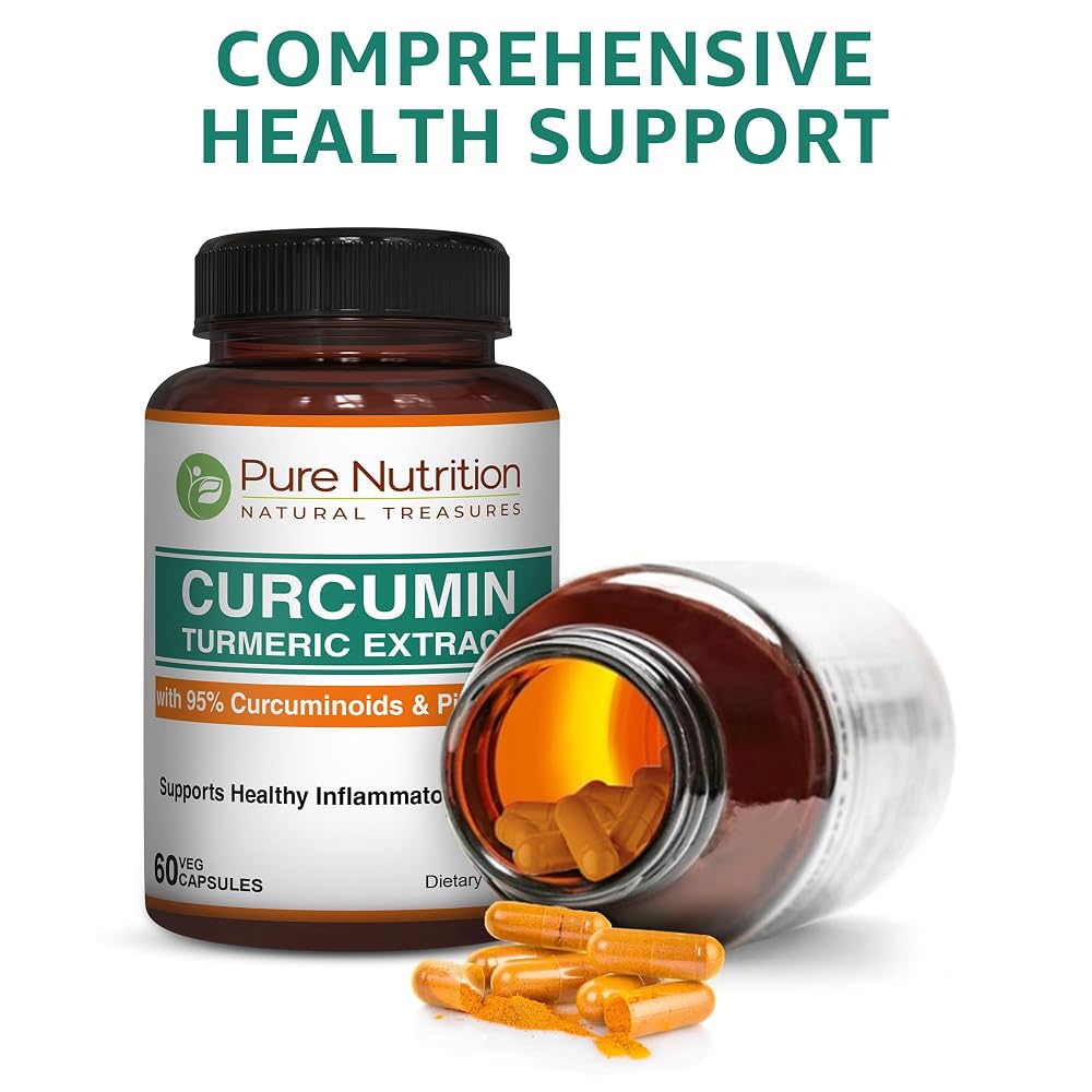 Pure Nutrition Curcumin Turmeric Supplement 95% Curcuminoids - image 6
