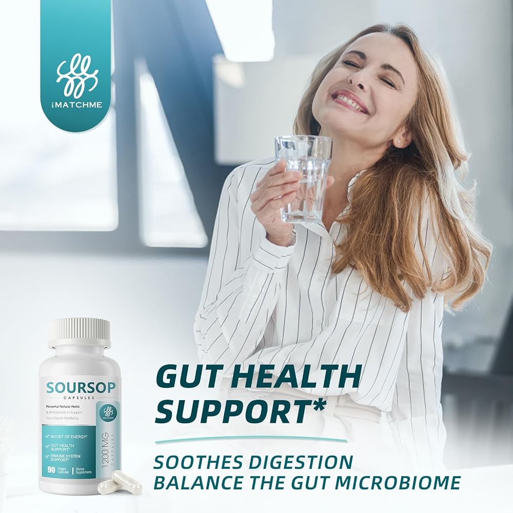 iMATCHME Soursop Graviola 11-in-1 Immune Support - 90 Capsules - image 4