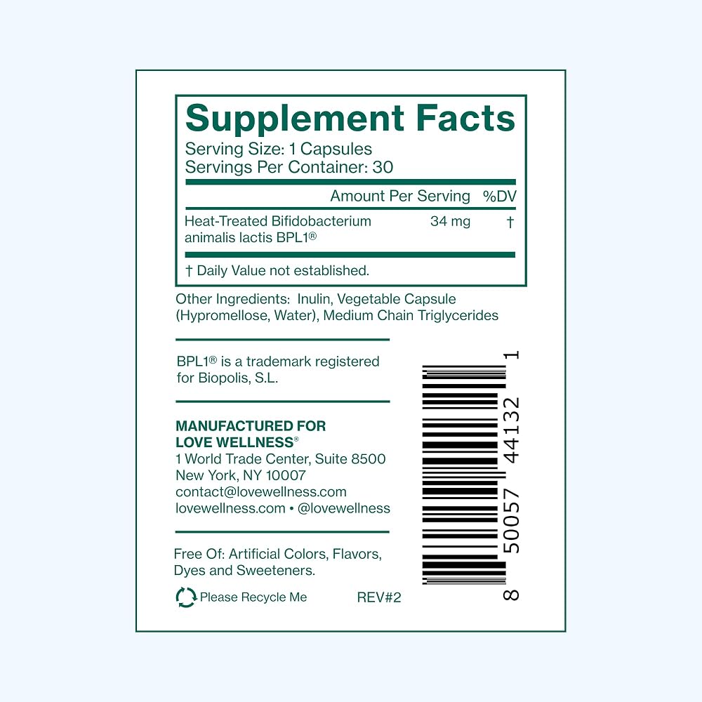 Love Wellness Hello Burn Activate Postbiotic - 30 Capsules - image 8