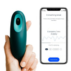 moonbird Handheld Breathing Guide Rechargeable - Blue Green