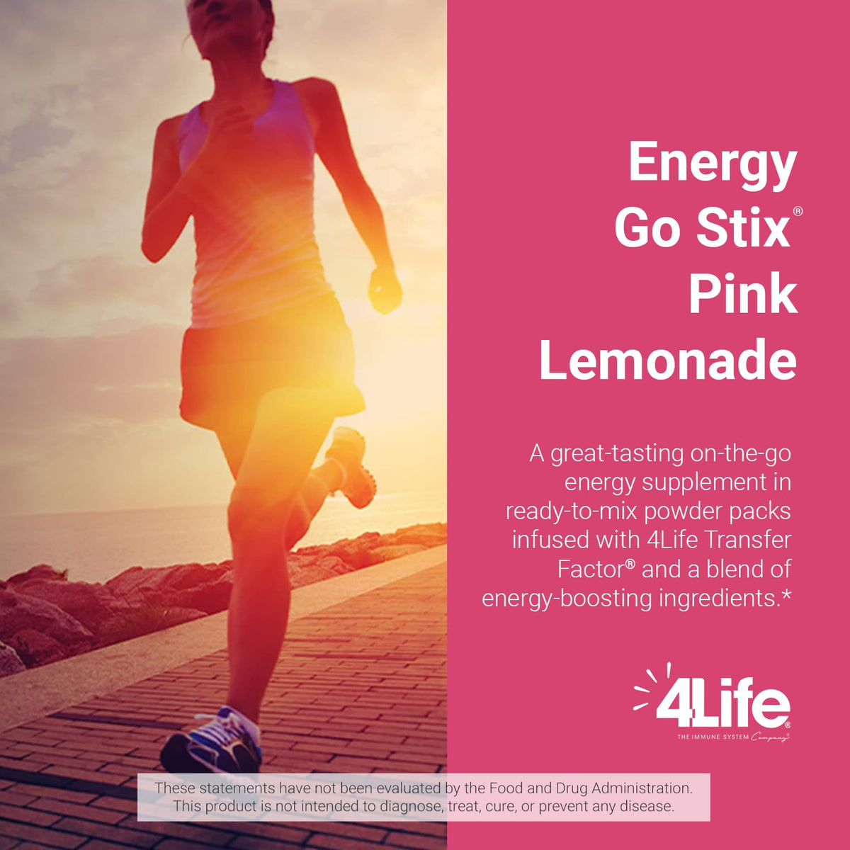4Life Energy Go Stix Drink Mix with Amino Acids and Green Tea