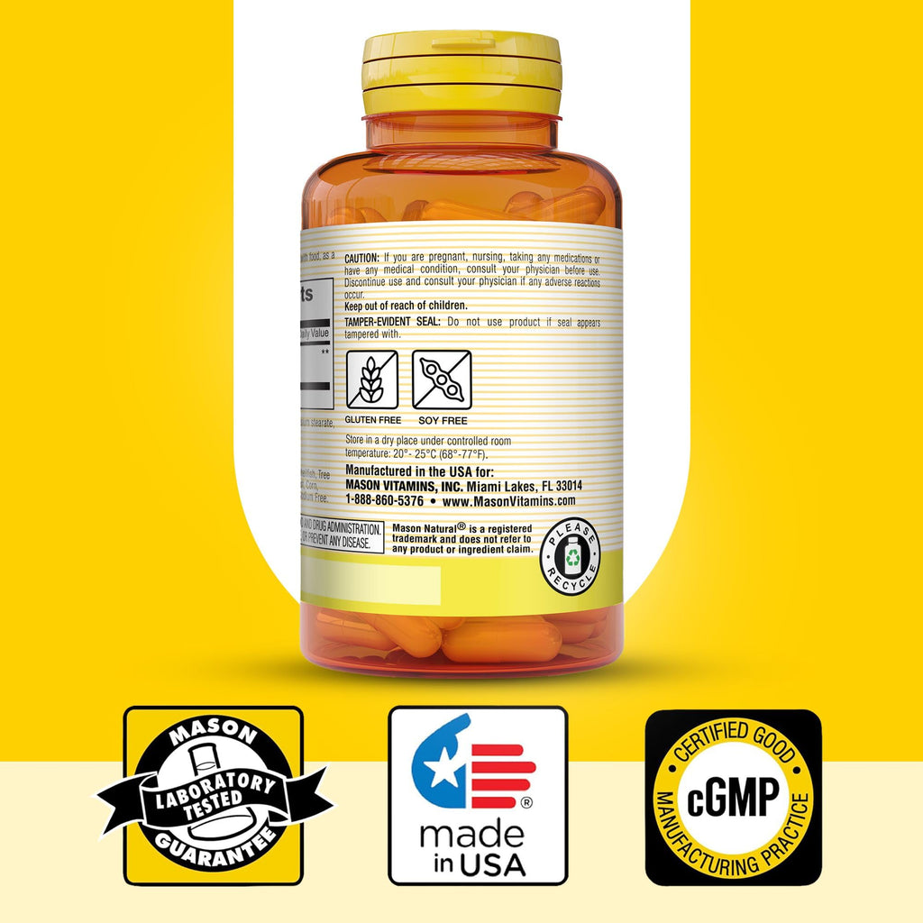 MASON NATURAL Whole Herb Ginger 500 mg - 60 Capsules - image 6