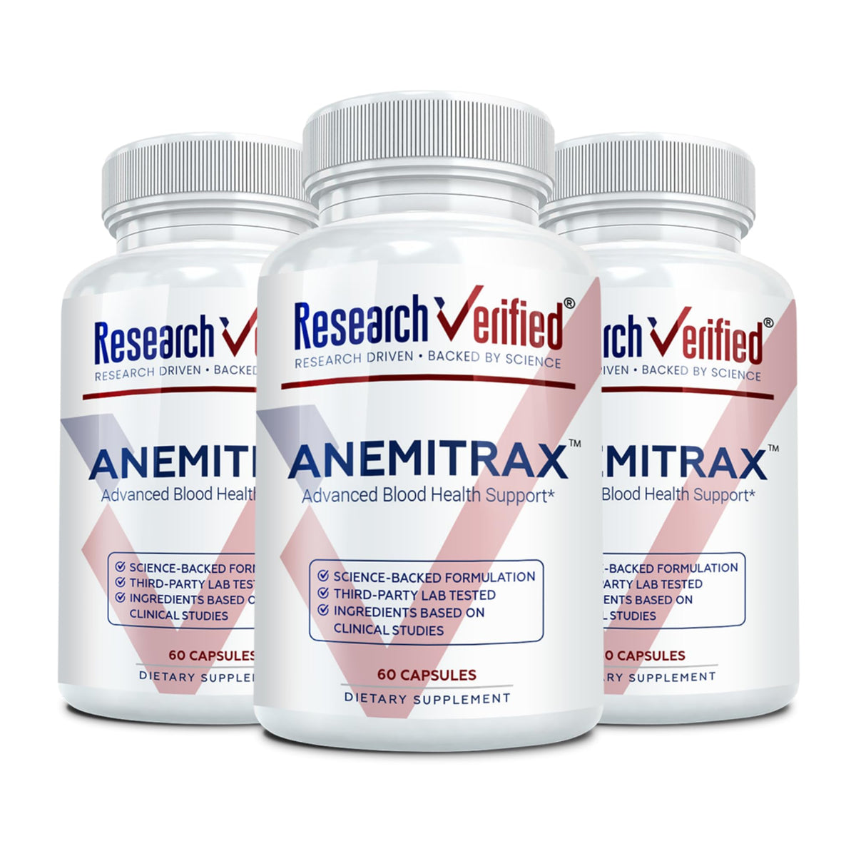 Research Verified Anemitrax - 6-in-1 Complete Blood Builder - Gentle