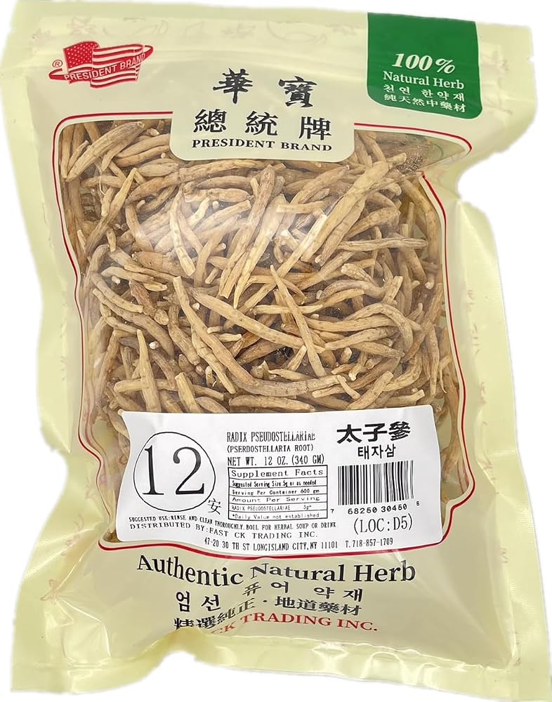 Greenlike Radix Pseudostellariae Tai Zi Shen Prince Ginseng - 12 oz