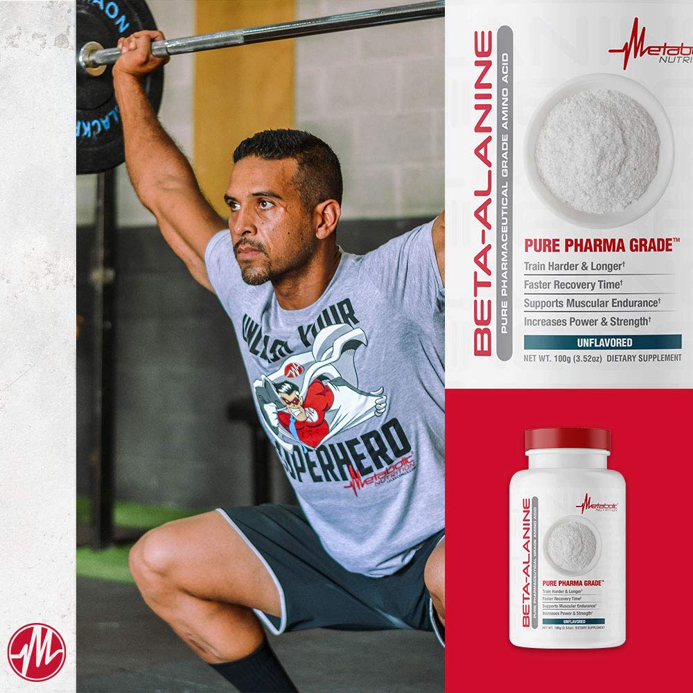 Metabolic Nutrition Beta Alanine Powder - 100g - image 4