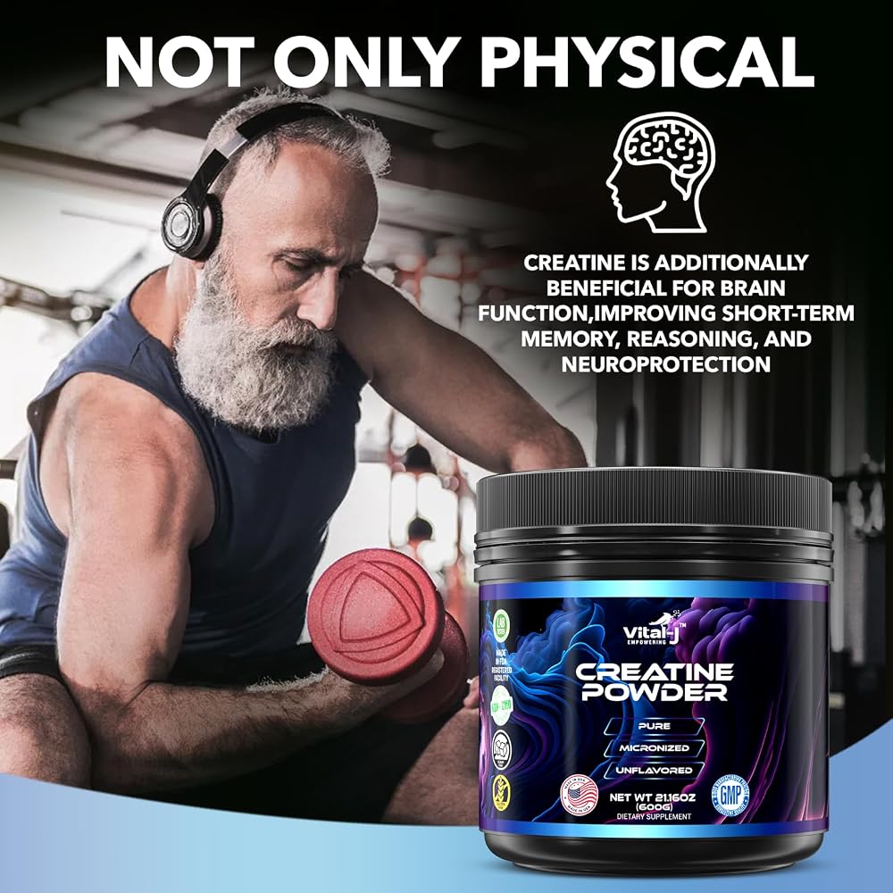 Vital-J Empowering Creatine Monohydrate Powder - 120 Servings - image 4