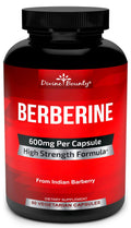 Divine Bounty Berberine Supplement 600mg - 60 Capsules