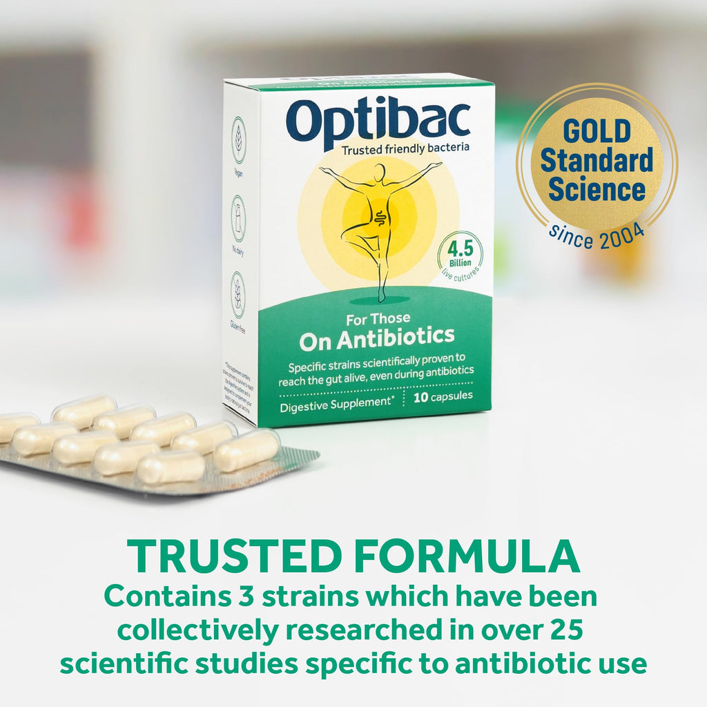 Optibac Probiotics for Those on Antibiotics - 10 Capsules - image 4