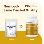 Micro Ingredients Pantothenic Acid 500mg Vitamin B5 - 365 Capsules - image 2