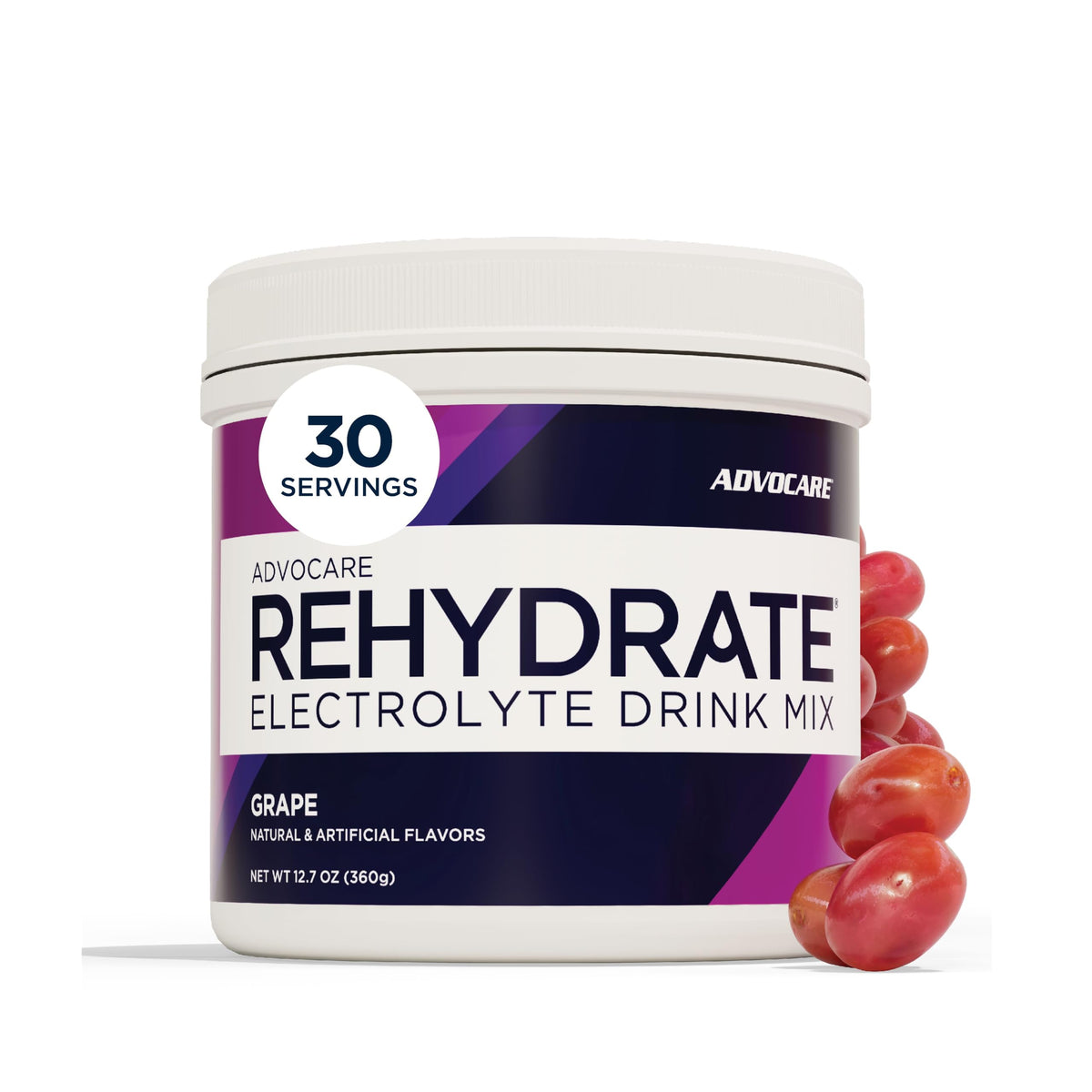 AdvoCare Rehydrate Electrolyte Drink Mix Grape - 12.7 oz