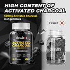 duwhot Activated Charcoal Gummies for Kids, 500mg - 60 Gummies - image 3