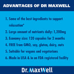 Dr. Maxwell Cortisol Manager Supplement for Stress & Sleep - 120 Capsules - image 4