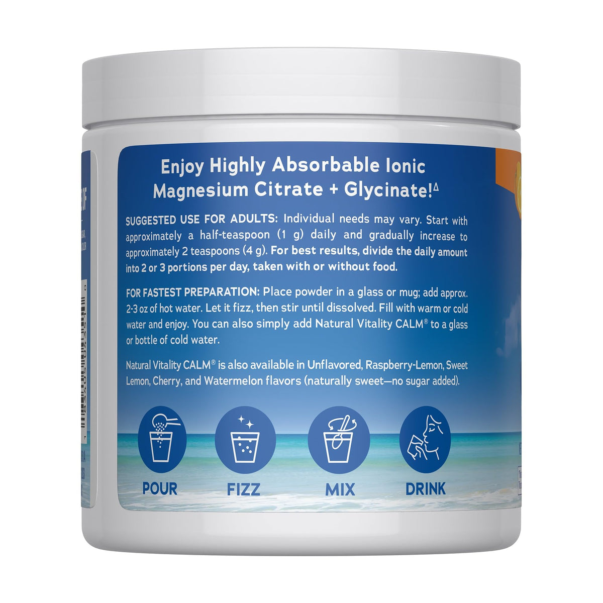 Natural Vitality Calm Magnesium Powder - 8 oz - image 3