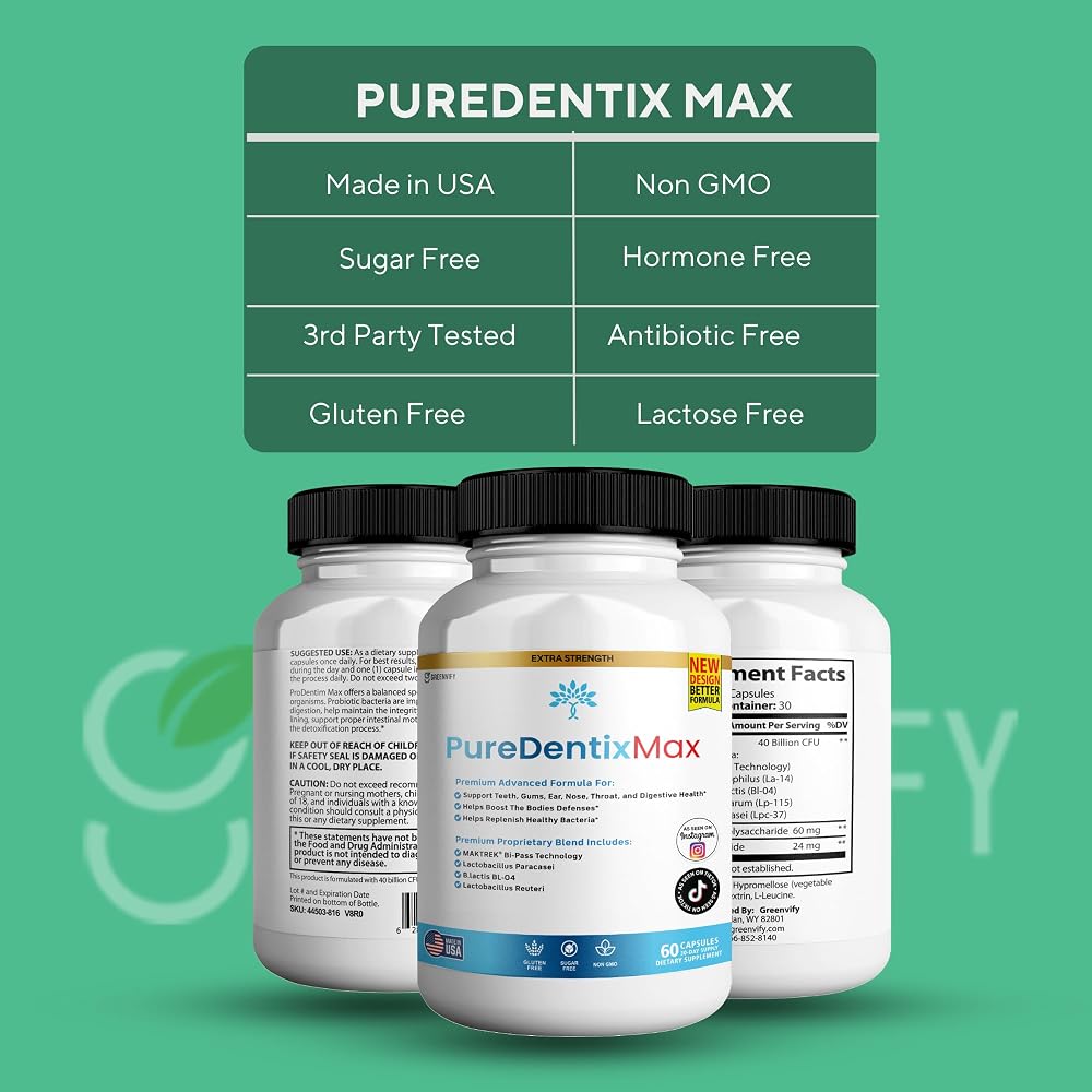 GREENVIFY DentimPure Max Probiotic Supplement