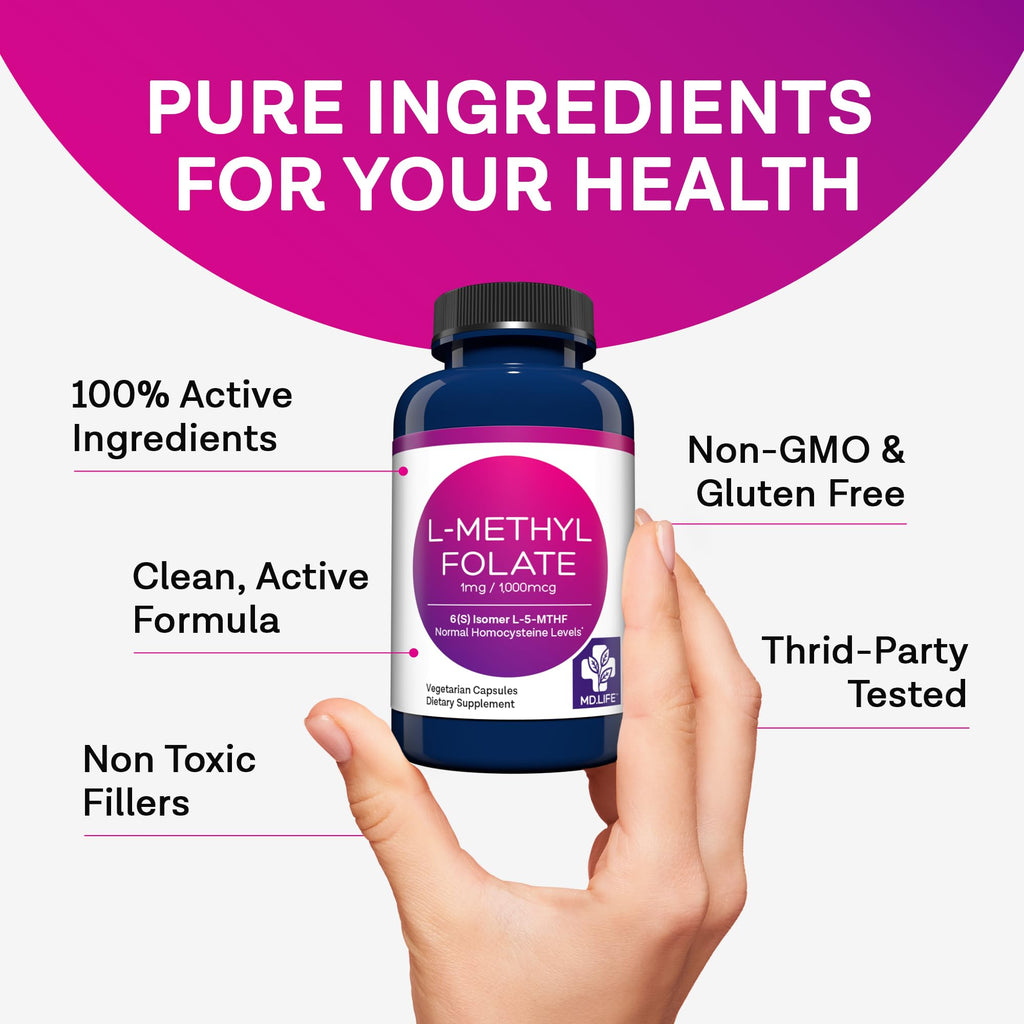 MD.LIFE L-Methylfolate 1mg