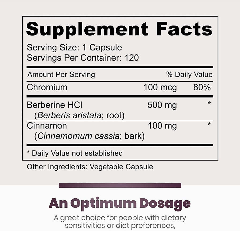 Simply Natures Pure Premium Berberine HCl 500mg - 120 Capsules