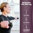 Simply Natures Pure Berberine HCl 500mg - 120 Capsules - image 6